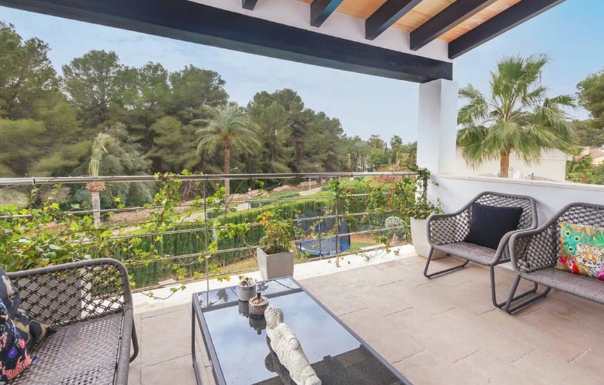 Unique modern family villa with private heated pool